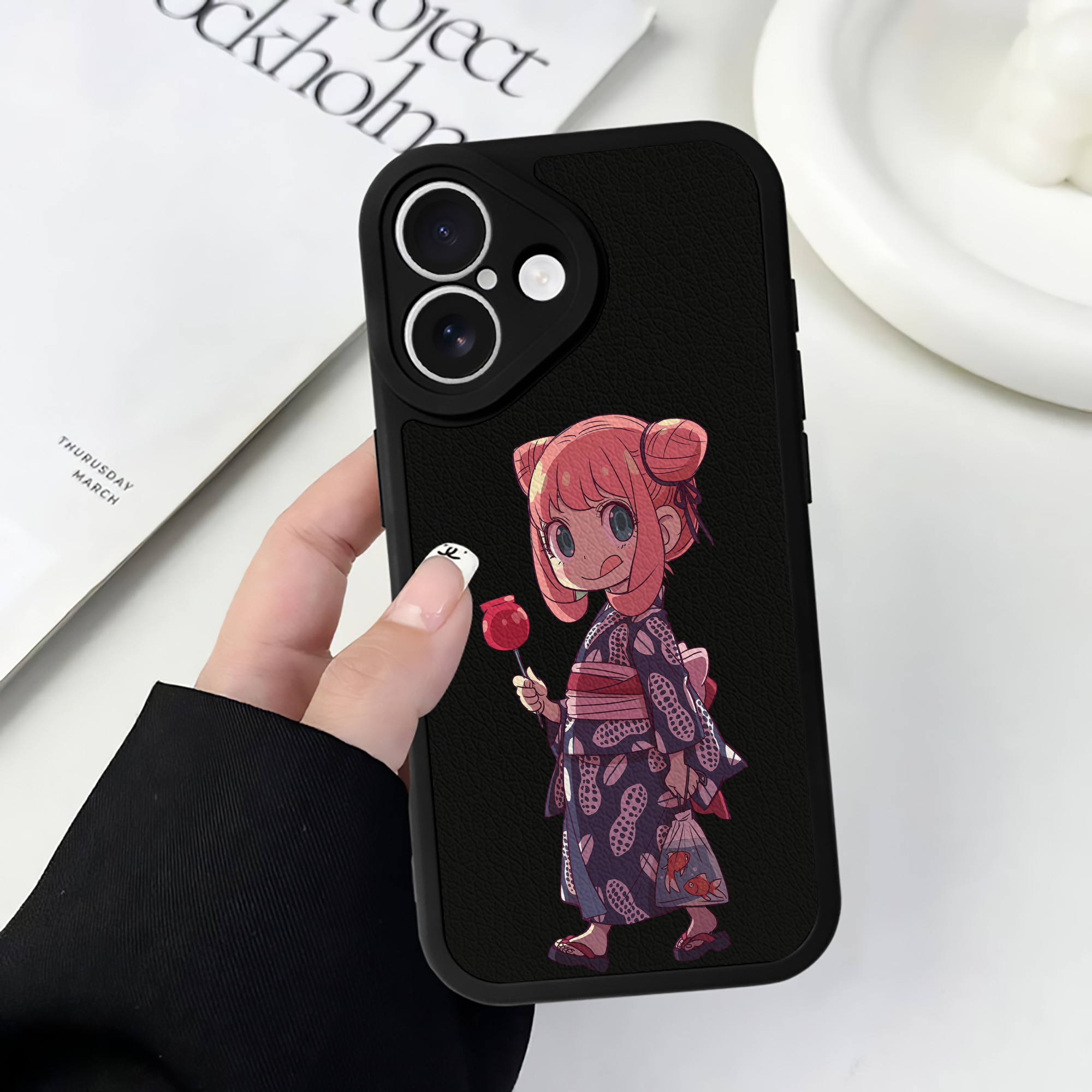 （画像用） SPY×FAMILY间谍家家酒 【iPhone 16シリーズ対応】シリコンスマホケース（レザー調） 材質：シリコン